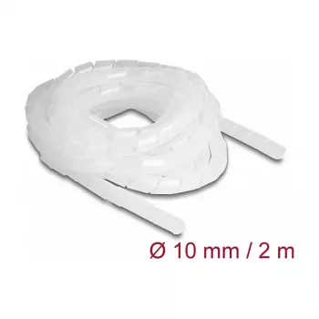 DeLOCK Spiral Hose elastyczny 2 m x 10 mm przezroczysty