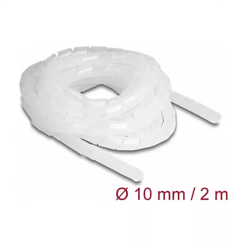 DeLOCK Spiral Hose elastyczny 2 m x 10 mm przezroczysty