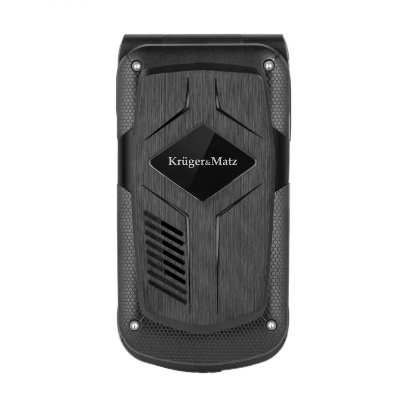 Telefon z klapką Kruger & Matz Iron 5 Flip KM0466 — Dual SIM, wyświetlacz 2,4 cala, IP68/IP69K, 1200 mAh