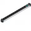 Power Extension Bachmann PRIMO 1.75m 12 AC Outlets Czarny szary