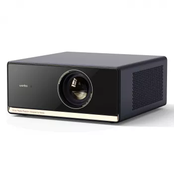 Projektor WANBO X5 Pro — 1100 ANSI lumenów, LCD, 1080p (1920x1080), 16:9, HDR10, Google TV, niebieski