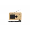 Radio Denver TR-63LW Personal Analog Bamboo, Silver