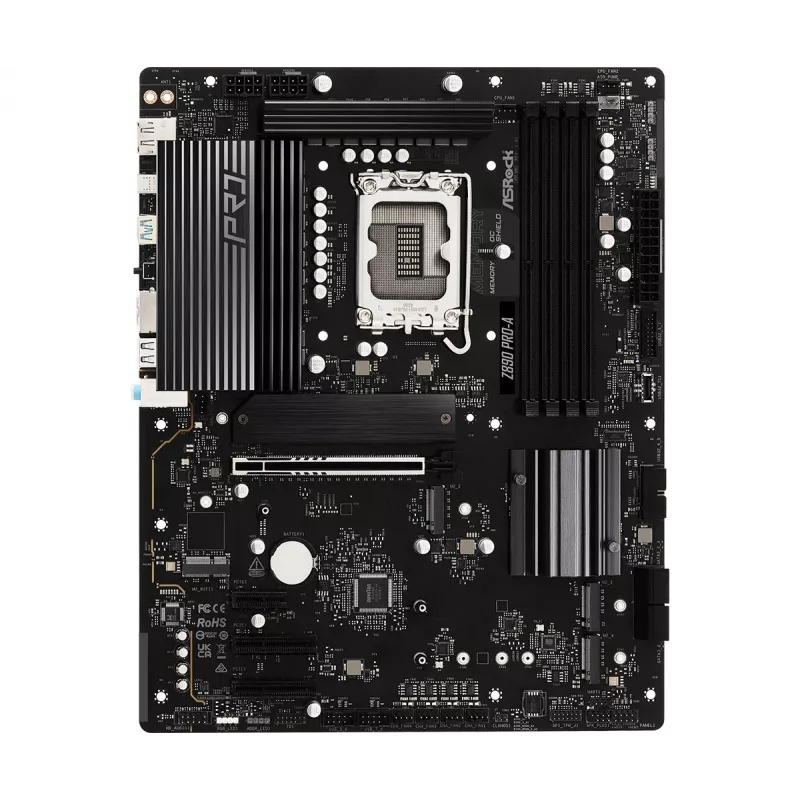 Płyta główna ASRock Z890 Pro-A ATX — chipset Intel Z890, LGA 1851, DDR5, 4x DIMM, 256 GB, 2.5Gb LAN, PCIe Gen5