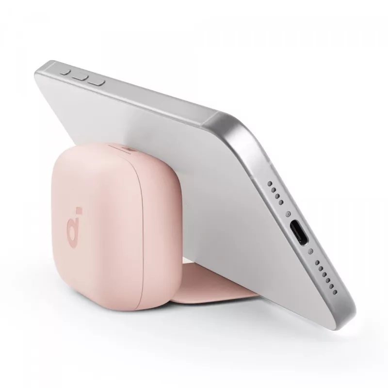 Zestaw słuchawkowy Anker P30i bezprzewodowy douszny do rozmów i muzyki, USB Type-C, Bluetooth, jasny róż