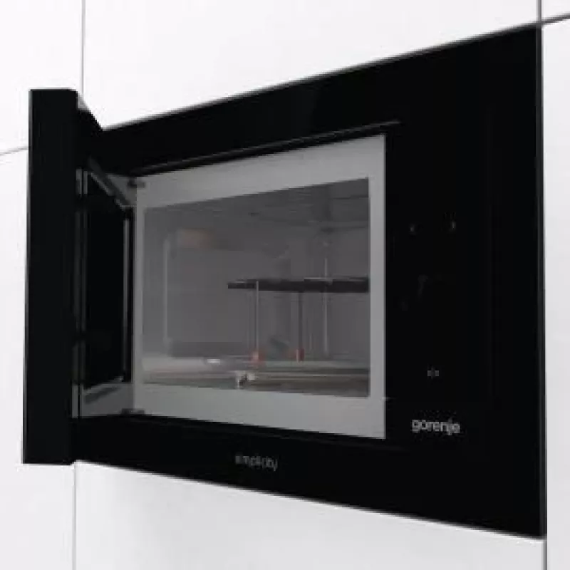 Gorenje BM235G1SYB Czarna Kuchenka mikrofalowa kombinowana Do zabudowy 23 L 900 W