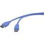 Przedłużacz USB 3.0 Renkforce 1420710, 3 m, niebieski