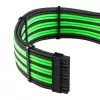 CableMod PRO ModMesh 12VHPWR zestaw przedłużaczy kabli czarny/jasnozielony, 3-pin 16-pin zestaw