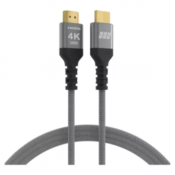 EFB Elektronik Kabel HDMI High-Speed z Ethernetem 4K60Hz Szary - Kabel - Cyfrowy/Wideo/Audio (HDMI-20-00005)