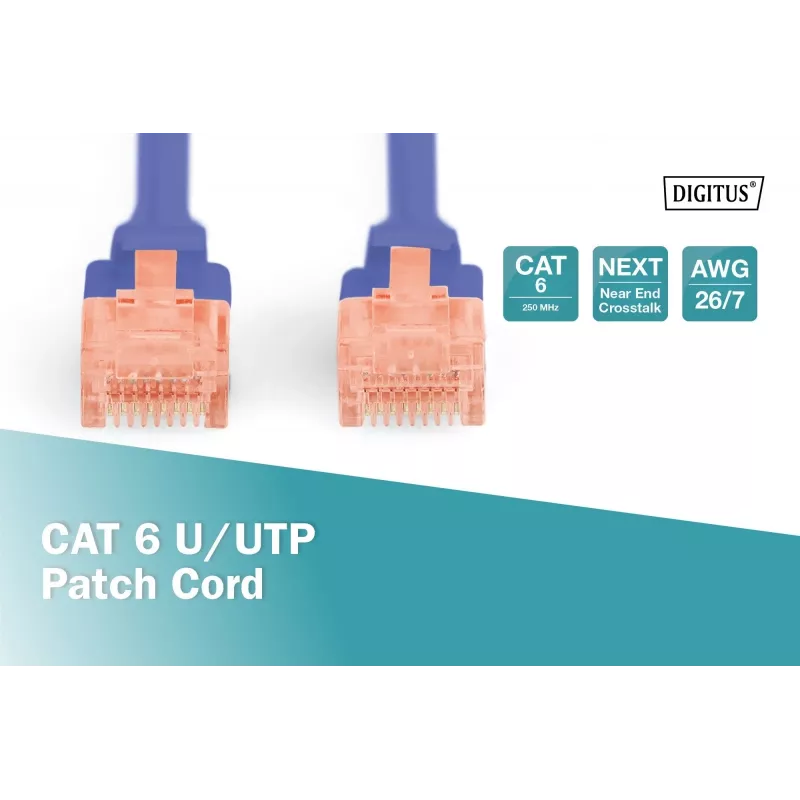 Digitus DK-1612-030/B Kabel sieciowy RJ45 Patch CAT 6 U/UTP B