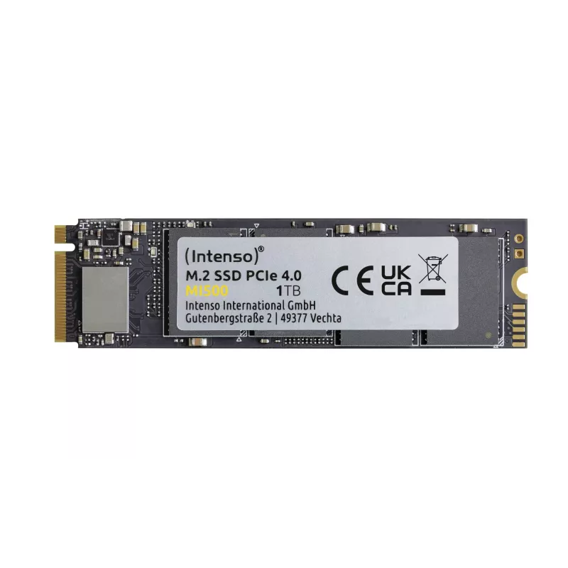 SSD|INTENSO|MI500|1TB|M.2|NVMe|3D NAND|Write speed 4500 MBytes/sec|Read speed 5300 MBytes/sec|4mm|TBW 600 TB|MTBF 1500000 hours|3836460