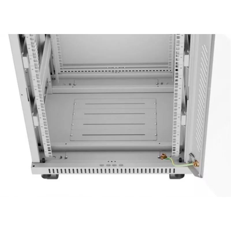Szafa rack Lanberg FF01-6615-12SL 15U wolnostojąca szary