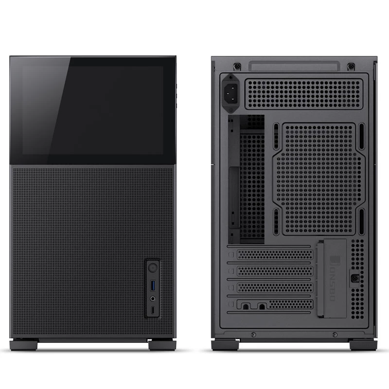 Jonsbo D31 MESH Screen Obudowa Micro-ATX, szkło hartowane - czarny