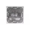 Digitus | Płyta czołowa do modułów Keystone, typ niemiecki, płyta środkowa 50x50 mm, ramka 80x80 mm | DN-93801-1