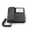 Przewodowy telefon biurkowy Gigaset Desk400 — przewodowy telefon stacjonarny, czarny, model DESK 400