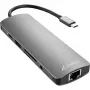 Sharkoon USB 3.0 Type C Combo Adapter interfejsy/karty adaptera HDMI, RJ-45, USB 3.2 Gen 1 (3.1 Gen 1)