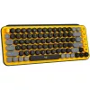 Logitech POP Keys Bezprzewodowa mechaniczna klawiatura Mini QWERTY z klawiszami emoji