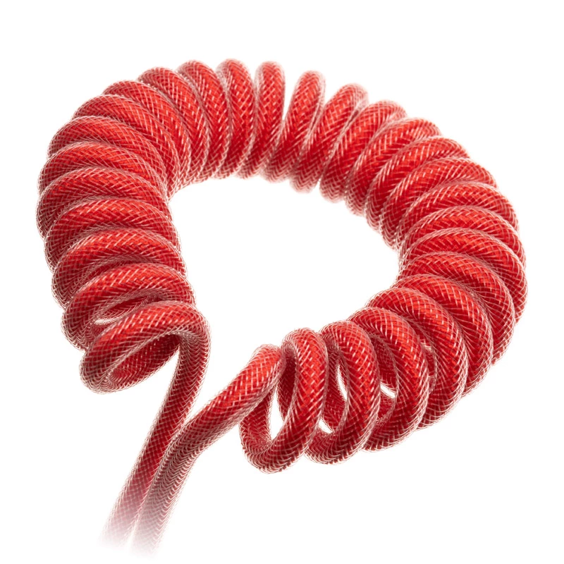 Kabel USB Ducky Premicord 1,8 m USB A USB C Różowy