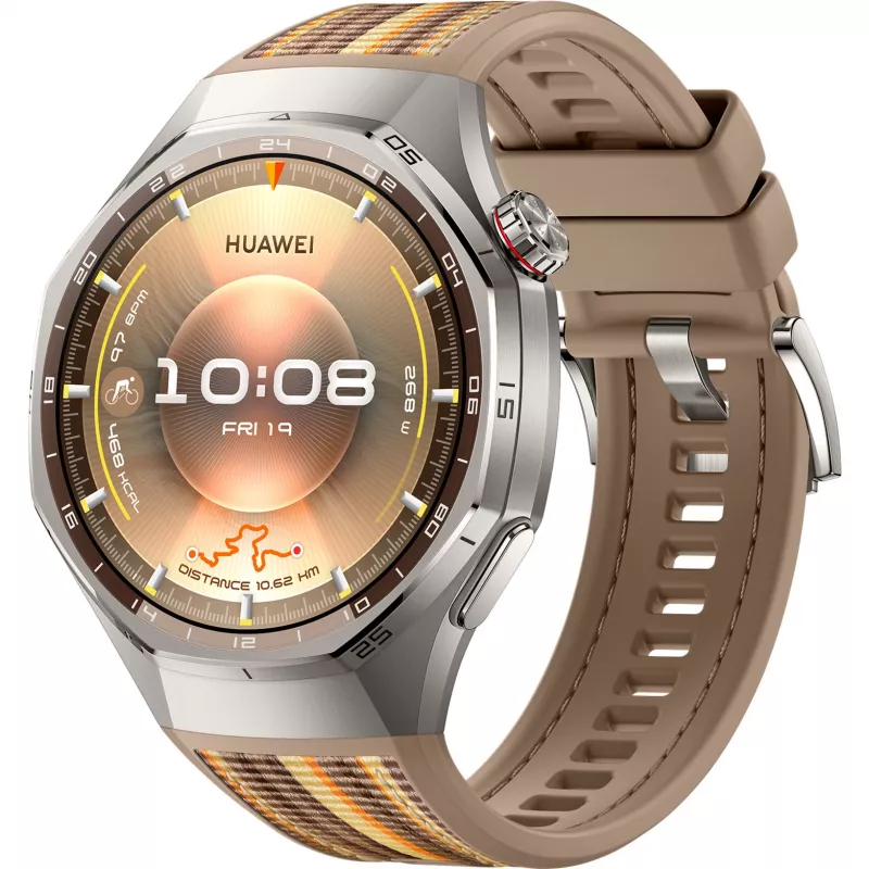 Huawei WATCH GT 6 Pro 46mm | Smartwatch | GPS (satelitarny) | AMOLED | 1,47 cala | Wodoodporny | Brązowy