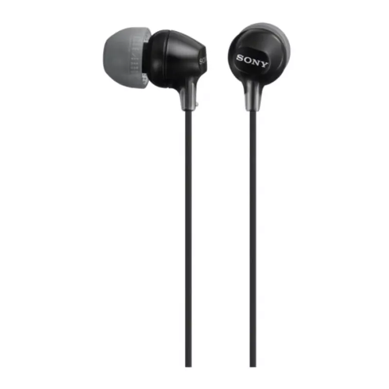 Sony MDR-EX15AP, przewodowy, 8 - 22000 Hz, połączenia/muzyka, 3 g, zestaw słuchawkowy, czarny