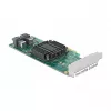 DeLOCK Karta z magistralą PCI Express x8 na 2 wewnętrzne porty SFF-8643 NVMe – niskoprofilowa