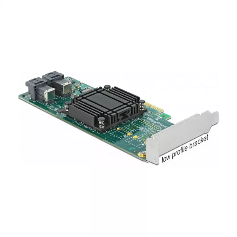 DeLOCK Karta z magistralą PCI Express x8 na 2 wewnętrzne porty SFF-8643 NVMe – niskoprofilowa