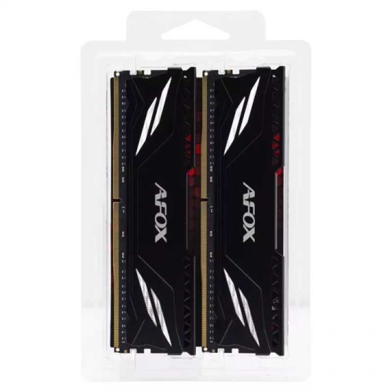 Pamięć RAM Desktop DDR4 AFOX 2×16 GB 3200 MHz CL16 1,35 V Unbuffered (32 GB, XMP2, Rank1, czarny)