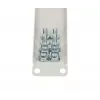 Zaślepka rack Extralink Front Blank Panel 1U 19 cali szary, obudowa stalowa