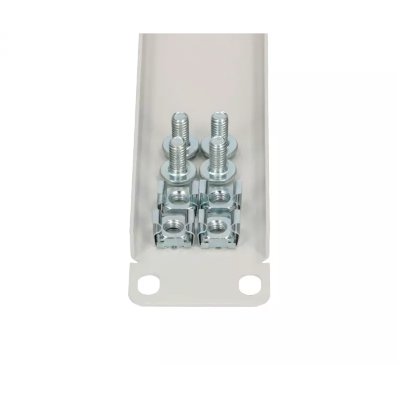 Zaślepka rack Extralink Front Blank Panel 1U 19 cali szary, obudowa stalowa
