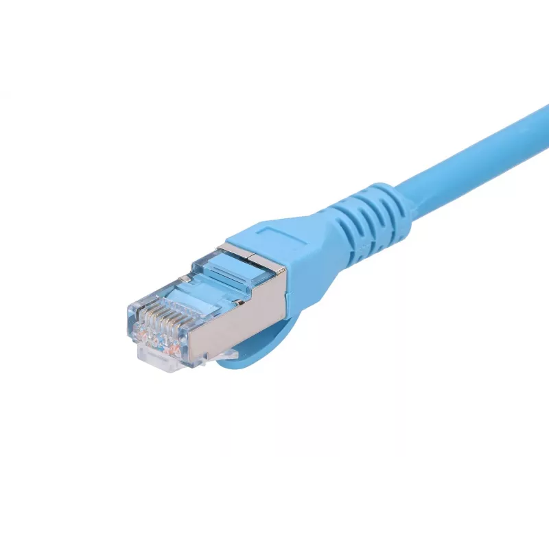 Kabel sieciowy Extralink LAN Patchcord Kat.6A RJ-45 Cat6a 1m Niebieski