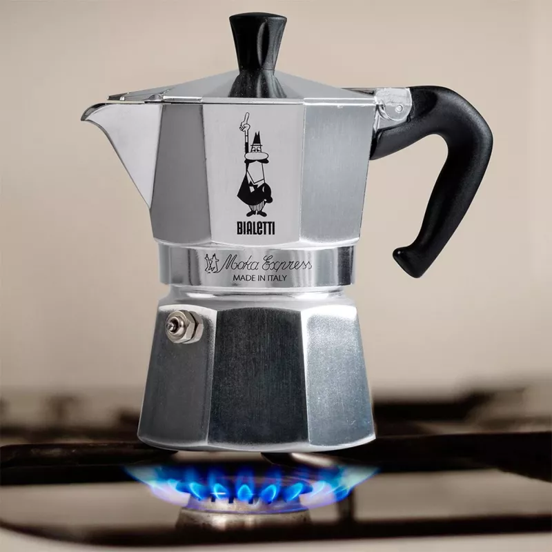 Bialetti Moka Express Kawiarka 0,775 L Aluminium, Czarny