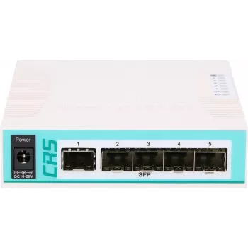 MikroTik CRS106-1C-5S L5 5xSFP 1G, 1xGigabit LAN PoE / SFP combo, obudowa desktop (MT CRS106-1C-5S)