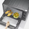 Wolnostojący piekarnik nablatowy SEVERIN TO 2076 — 46 l, 1800 W, czarny, 515×420×365 mm