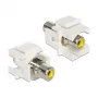 Adapter RCA Żółty DeLOCK 86306