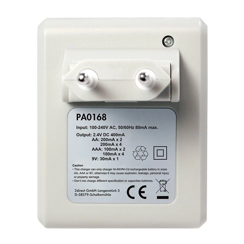 Ładowarka do akumulatorów Ni-MH / Ni-Cd AA / AAA / 9V