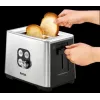 Tefal Equinox TT420D 7 2 kromki Czarny, Stal nierdzewna