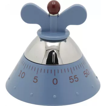 Zegar kuchenny Alessi A09 niebieski 120mm x 120mm x 90mm
