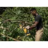 Nożyce do żywopłotu DeWALT DCMPS520N-XJ, prowadnica 20 cm, prędkość łańcucha 8,5 m/s, akumulator Li-Ion 18 V, zbiornik oleju 0,55 L, 2,1 kg