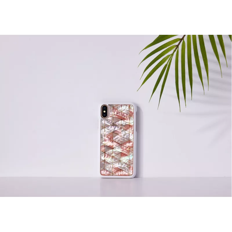 Etui na smartfon iKins do iPhone XS / XS Max diamentowa biel osłona ochronna