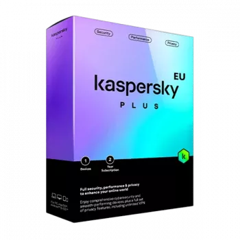 Kaspersky Plus | 1 urządzenie | 2 lata | UE