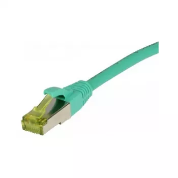 Kabel krosowy RJ45, CAT6A 500Mhz, 0,25m, zielony, S-STP(S/FTP), TPE/LSZH(Ultraflex), AWG26, z kablem surowym kat.7, Synergy 21 (S217671)