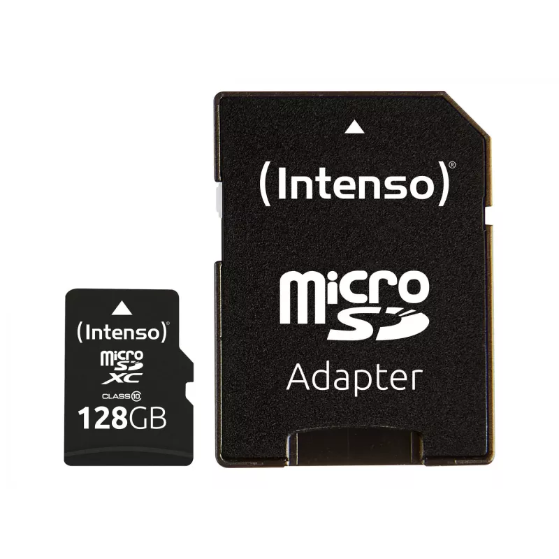 KARTA PAMIĘCI MICRO SDXC 128GB C10/Z ADAPTEREM 3413491 INTENSO