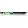 Pelikan K200 - Zintegrowany system napełniania - Czarny - Złoty - Zielony - Żywica - Stalówka italic - Stal nierdzewna - Symetryczna (983189)