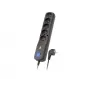 Lestar 5w LV-530W, PDU, 3m, Czarny LV-530W G-a K. Cz 3,0m
