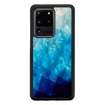Etui ochronne na telefon iKins do Samsung Galaxy S20 Ultra, niebieskie jezioro/czarne