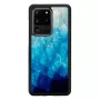 Etui ochronne na telefon iKins do Samsung Galaxy S20 Ultra, niebieskie jezioro/czarne
