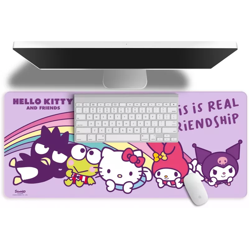 Podkładka pod mysz Kids Euroswan 80×30 cm Hello Kitty, duża mata na biurko pod mysz i klawiaturę