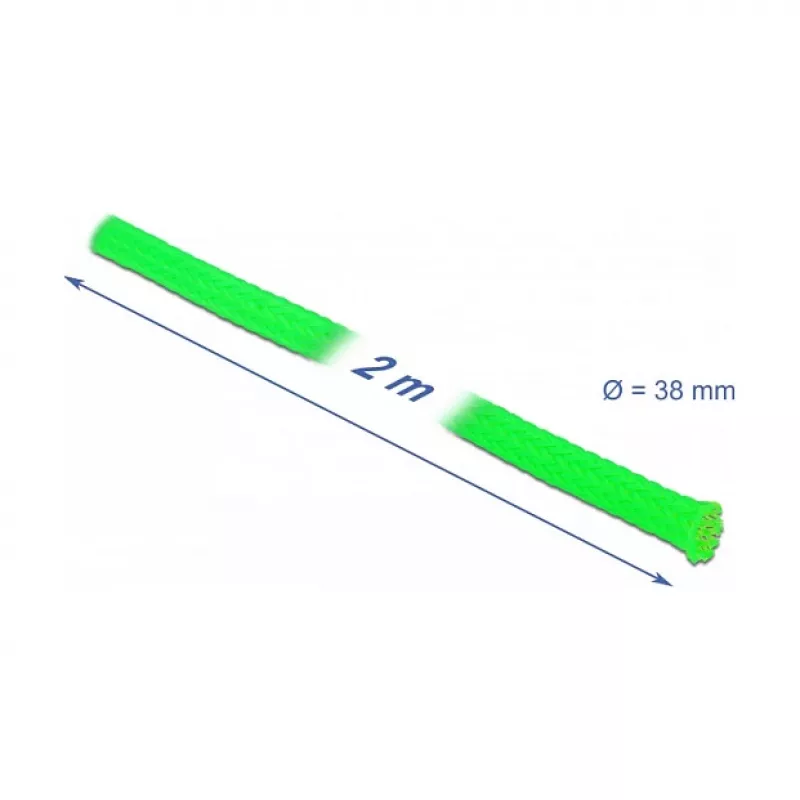 Osłona na kable DeLOCK 20754 zielona
