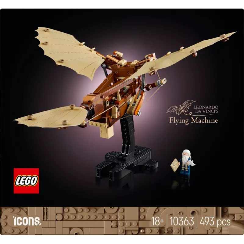 LEGO ICONS 10363 Maszyna Latająca Leonarda da Vinci