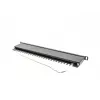 Patch panel LANBERG PPS5-0024-B 24-portowy CAT5e, metalowy, 0,5U, 445×99×22,3 mm, czarny