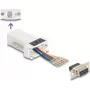DeLOCK 67078 adapter kablowy D-Sub 9 RJ12 biały